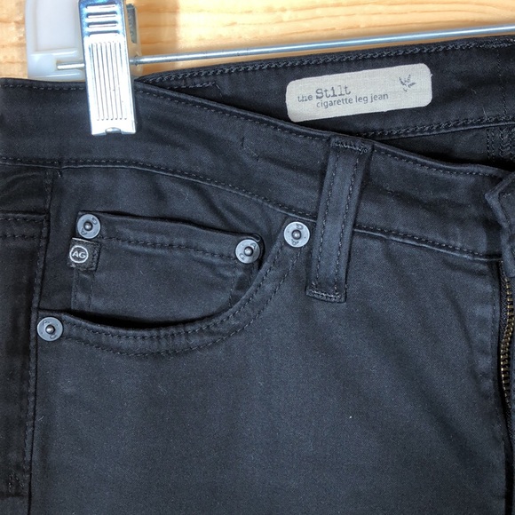 Adriano Goldschmied The Stilt Black Cigarette Jeans 26R - Picture 3 of 7